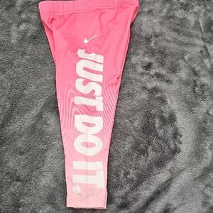 Nike Kids Bright Pink Leggings
